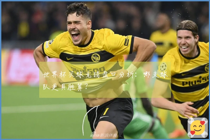 世界杯买球竞猜盘口分析：哪支球队更具胜算？