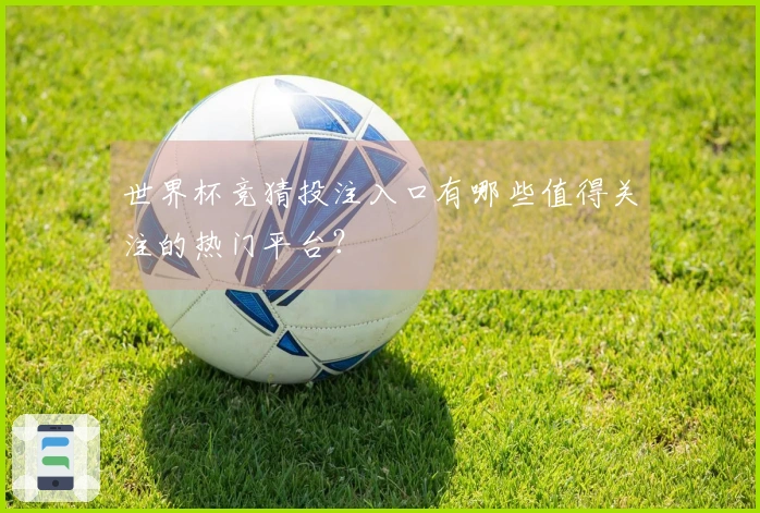 世界杯竞猜投注入口有哪些值得关注的热门平台？